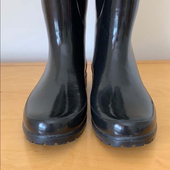 Sperry Top-Sider Tall Black Rain Boots Size 9 - Picture 4 of 13